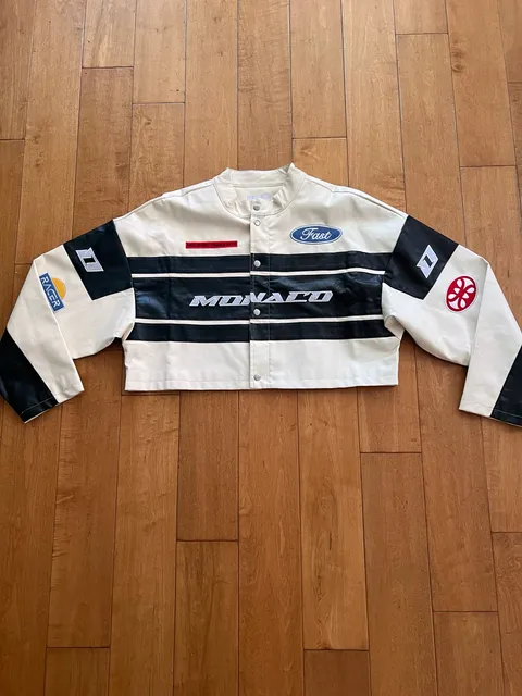 Y2K Fashion Nova Monaco Cropped Jacket Size XL