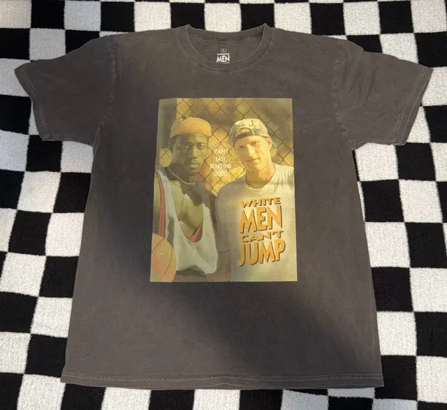 Ripple Junction White Men Can't Jump Movie T-Shirt Size L Black Graphic