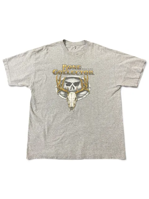 Vtg Y2K Bone Collector Bow Hunting Shirt XL Signed Michael Waddell & Nick Mundt