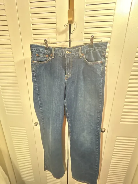 Lucky Brand Sugar Jean Straight Jeans Size 34x32 Blue Denim Vintage