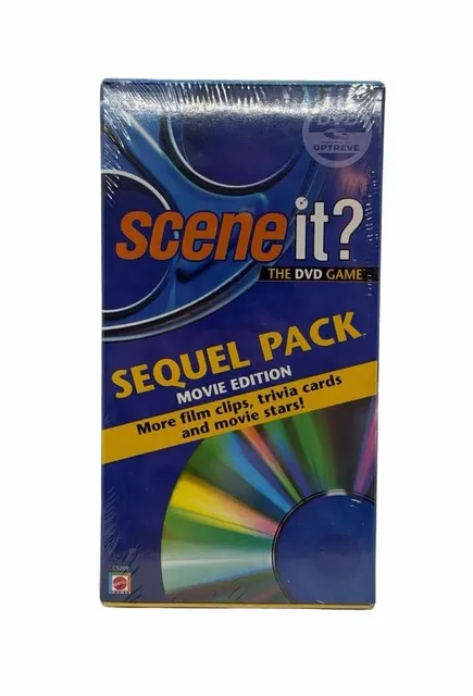 Mattel Scene It? Sequel Pack Movie Edition DVD Game Sealed *NEW