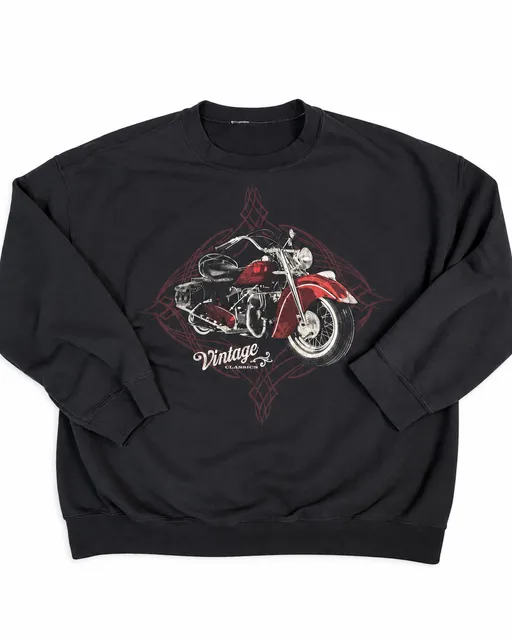 vintage 90’S black and red crewneck hoodie with...