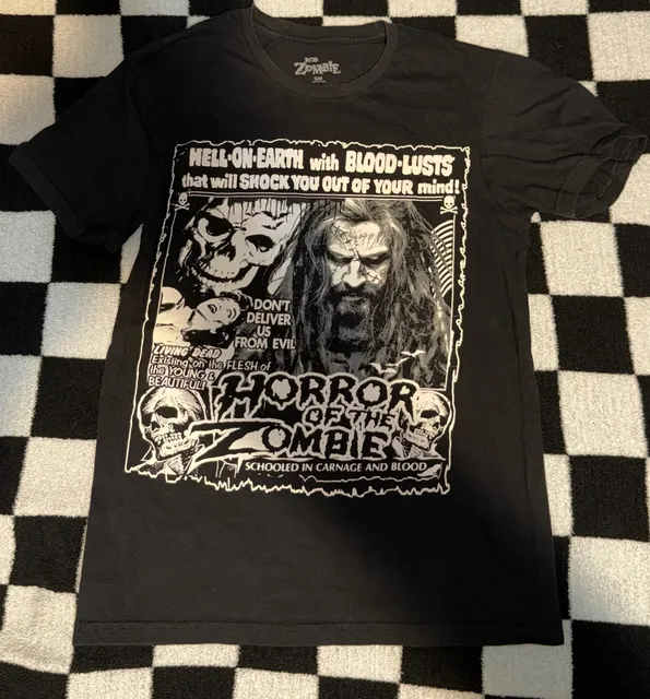 Rob Zombie Horror of the Zombie T-Shirt Size SM Black
