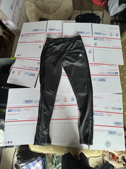 Adidas Track Pants Size XS Black Athletic Activewear