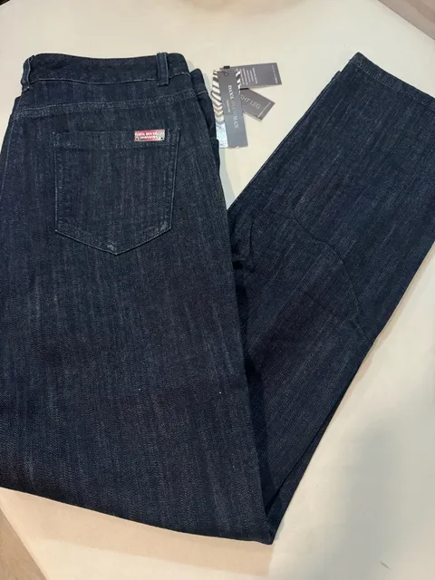 Dana Buchman Signature Dark Wash Straight Leg Jeans Classic Denim Size 12