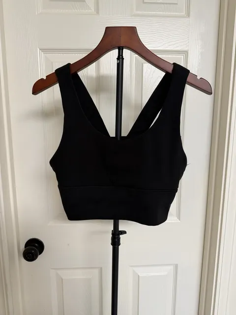CXIX Sports Bra Size L Black Athletic Crop Top/158