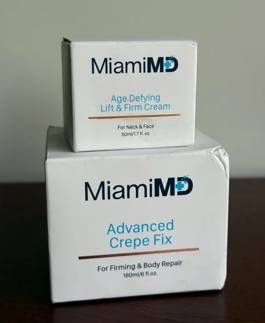 NEW MiamiMD Advanced Crepe Fix & Age Defying Lift & Firm Cream Set