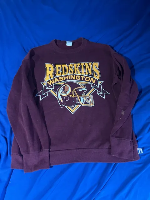 Logo 7 Vintage Washington Redskins Sweatshirt Size L