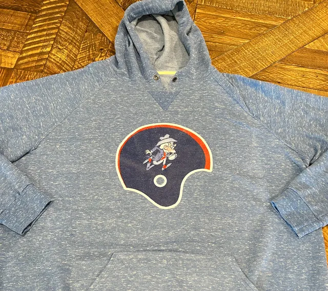 Mitchell & Ness New England Patriots XL Blue Vintage Pullover Hoodie