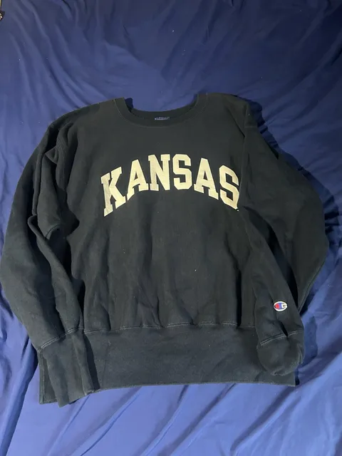 Vintage Champion Kansas Reverse Weave Sweatshirt Size L