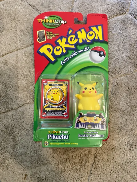 Vintage Pokémon Pikachu Thinkchip Johto League Champions 2001 58337/58125