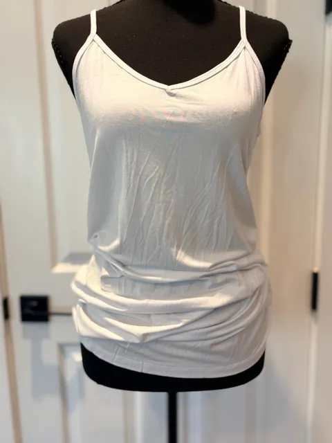 Fashion Camisole Size M White Cami Tank Top (184)