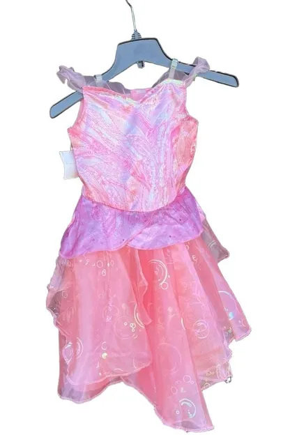 Glinda Wicked Costume Dress Size S 6/6X Pink