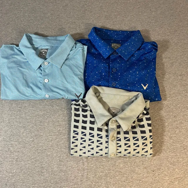 Lot Of 3-Callaway Golf Polo Shirt Men’s Size XL