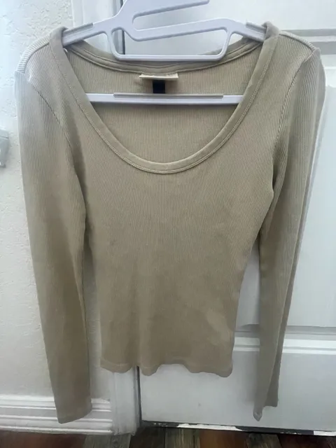 Universal Thread Long Sleeve Ribbed Top Size XS