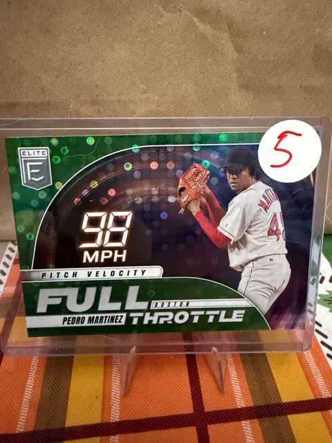 Panini Donruss Elite Pedro Martinez Full Throttle Card #11