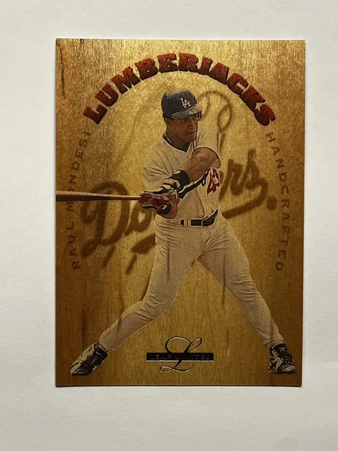 1995 Leaf Limited Lumberjacks Handcrafted Raul Mondesi #13 /5000 Dodgers