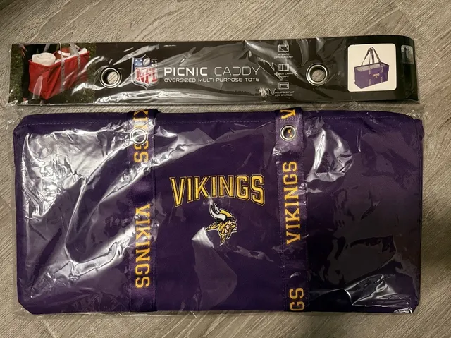 NFL Minnesota Vikings Picnic Caddy Oversized Tote