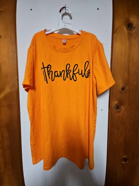 (572) Bella Thankful T-Shirt XL Orange