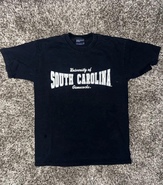 MV Sport University of South Carolina T-Shirt Size M Black