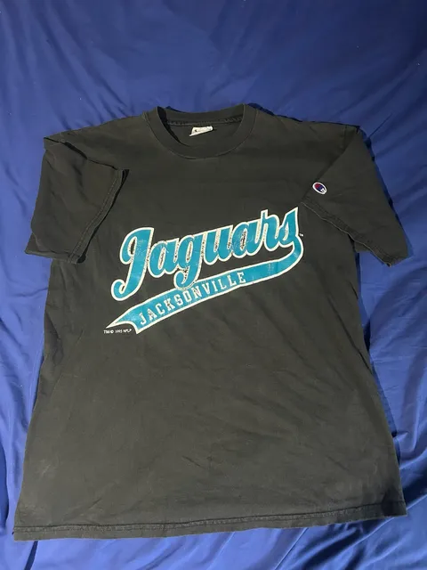 Vintage 1995 Champion Jacksonville Jaguars T-Shirt Black L