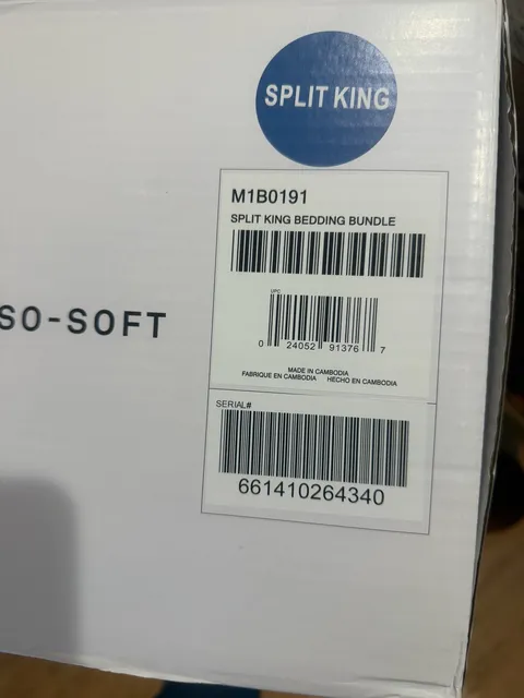 Resident Split King Bedding Bundle New