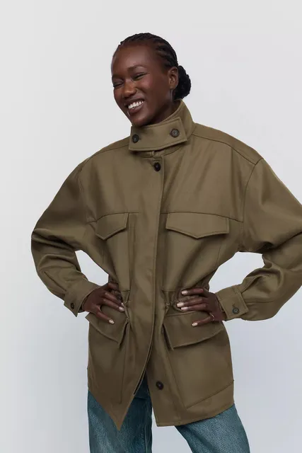 Anine Bing Sahara 100% Cotton Jacket Size Small NWT