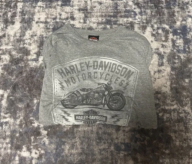 Harley-Davidson Down Home Burlington NC T-Shirt Gray