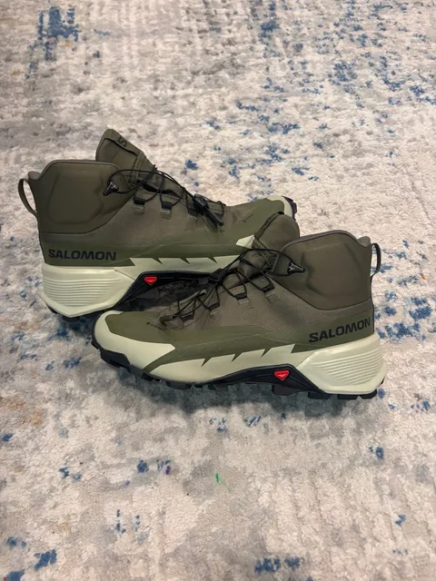 Salomon Cross Hike Tracker GTX Hiking Boots Ranger Green Gore-Tex