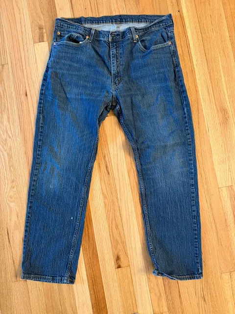 Levi's 559 Jeans Size 40x32 Blue Relaxed Straight Denim