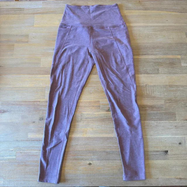 Beyond Yoga Spacedye Out Of Pocket Leggings Eggplant Purple Heather Women Size S