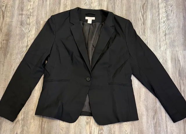 H&M Black Blazer Size L