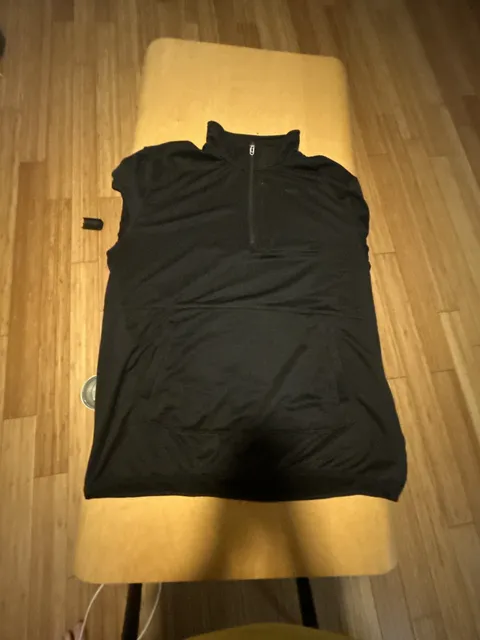 Merrell 1/4 Zip Pullover Shirt Size XL Black Fleece