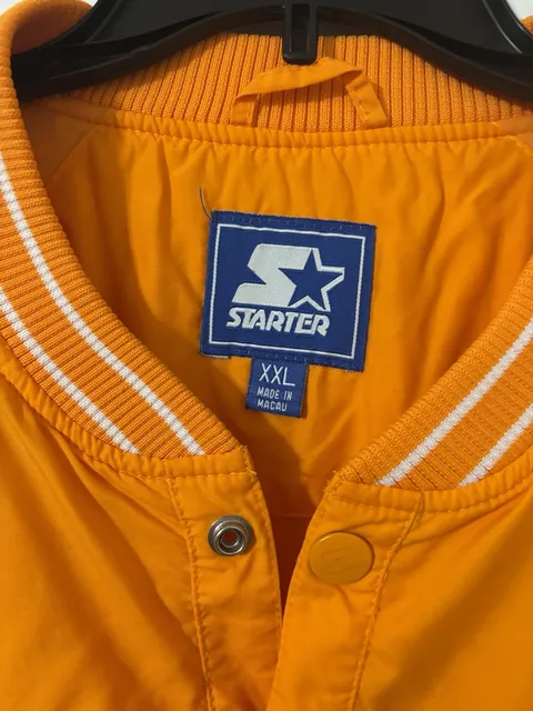 Starter Tennessee Volunteers Pullover Jacket Size XXL Orange