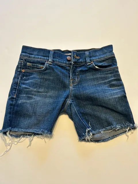 J Brand Denim Shorts Size 24 Distressed Blue