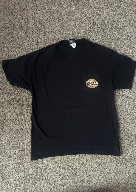 Harley Davidson Pocket T-Shirt Black