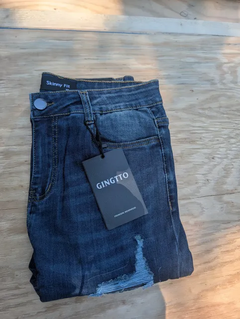 Brand Denim Jeans Fringed And Flared Denim Size Medium