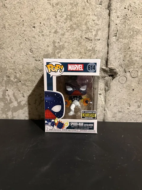 Funko Pop Marvel Spider-Man Captain Universe 614 Entertainment Earth Exclusive