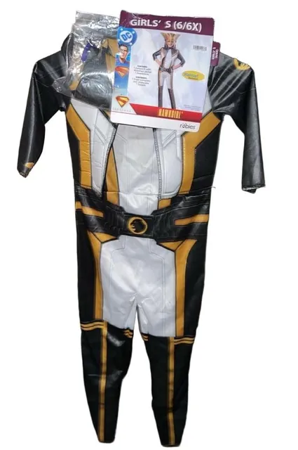 Rubies Hawkgirl Costume Size 6/6X Jumpsuit 2 Piece Set