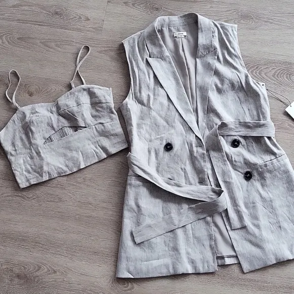 Jason Wu Vest and Corset Set