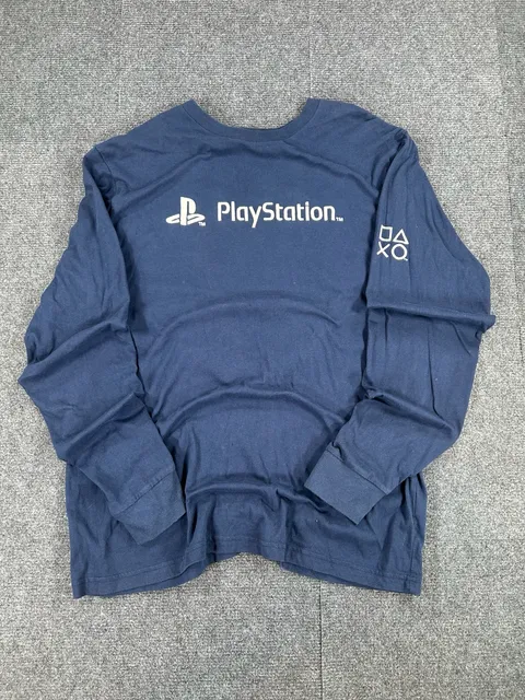 PlayStation Long Sleeve T-Shirt Blue