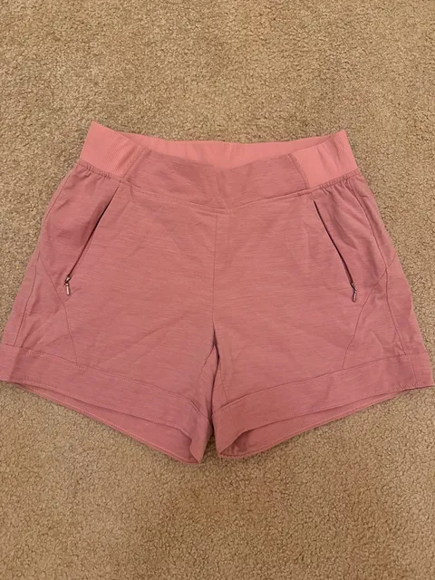 Calia Athletic Shorts Size XS Mauve Pink Zipper Pockets