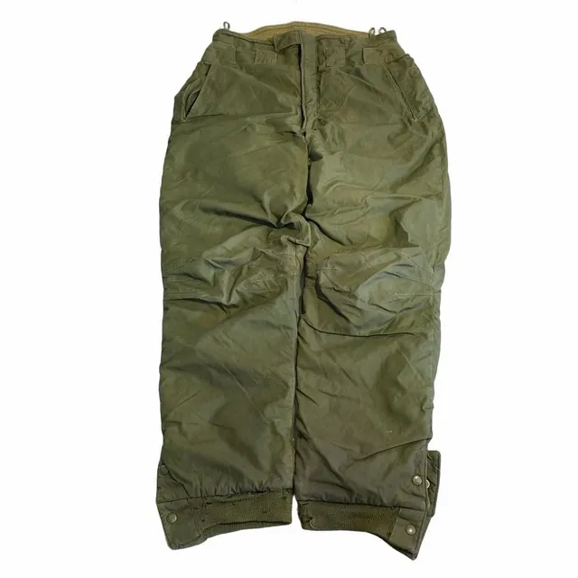 Vintage US Navy Department Overpants Medium Olive Green Military Winter