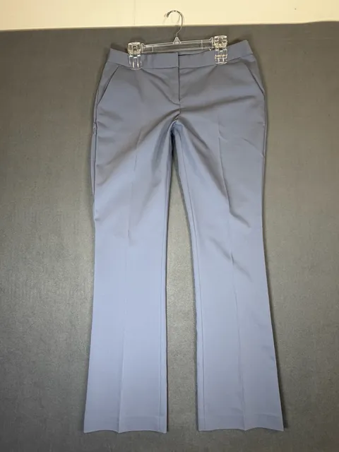Express Columnist Barely Boot Pants Size 12 Light Blue Mid Rise