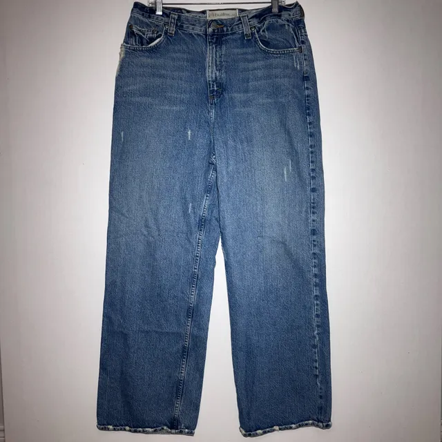 Vintage Bullhead Denim Co Super Baggy Y2K Skater Wide leg Jeans Sz 33x32