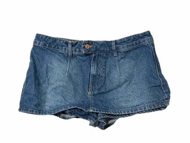 Free People Galivanting Denim Skort (Women)
