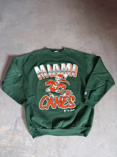 90s The Game Miami Hurricanes Crewneck