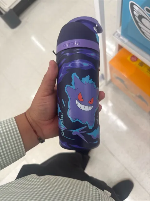 Owala Pokémon FreeSip Stainless Steel 16 oz Gengar in The Shadows