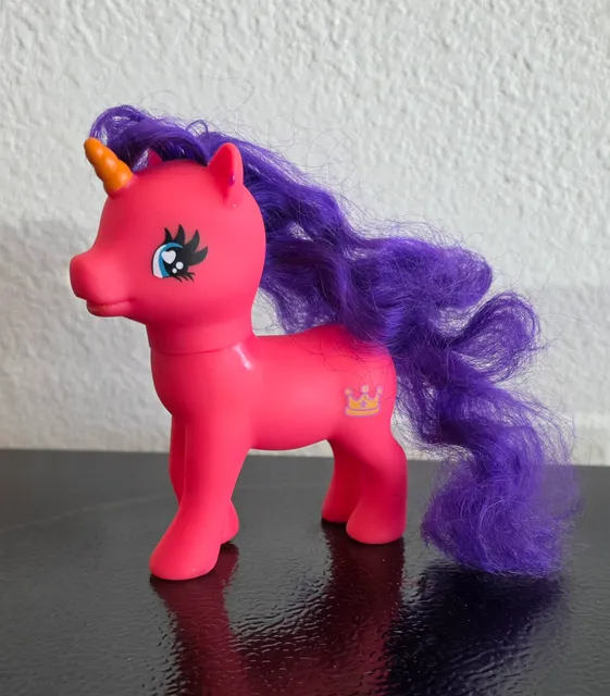 Gi-Go Wonder Pony Land Pink Unicorn Toy Purple Hair 525