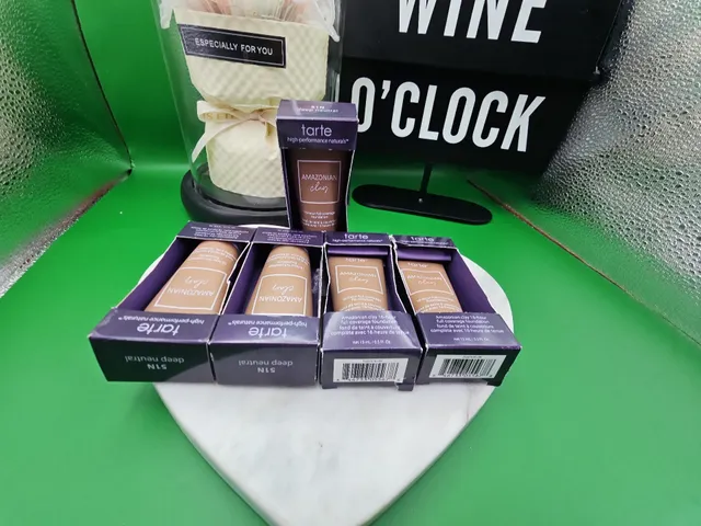 5xTarte Amazonian Clay Foundation 51N Deep Neutral 5 Pack New